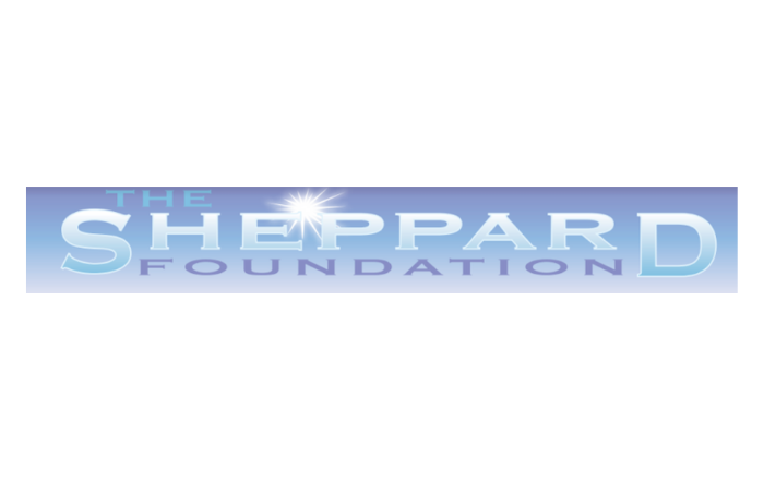 Text logo says Sheppard Foundation