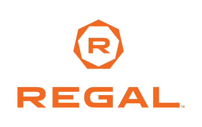 Text Logo says Regal with an R above it and a circle around the R